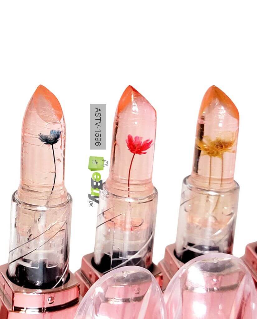Transparent Flower Jelly Lipstick